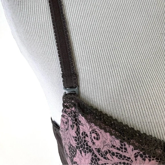 Kinga Pink & Brown Push-Up Bra 32C - Picture 5 of 8